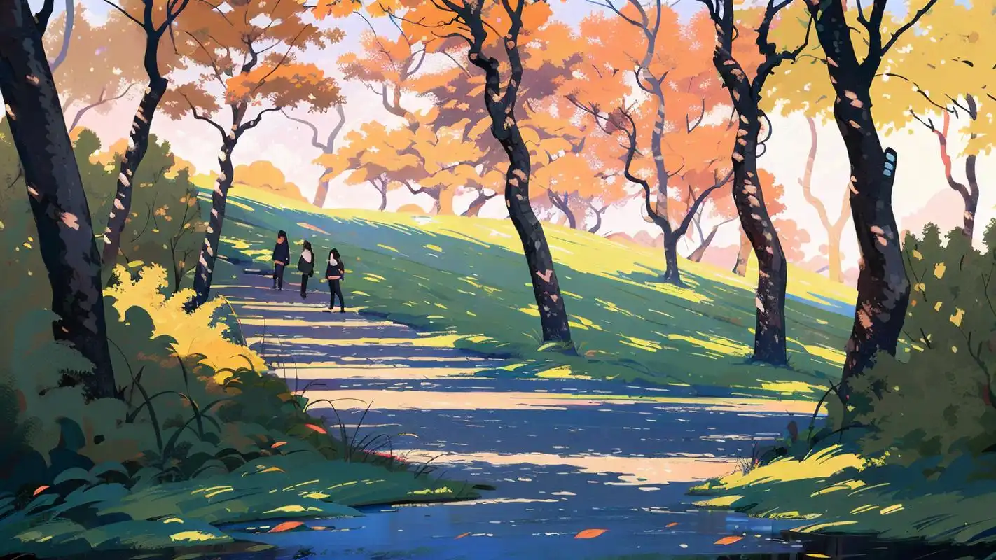 96绝美高清风景插画壁纸精选92