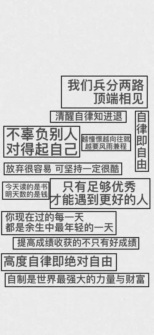 励志壁纸 | 「你自律又努力的样子,真的很酷」-搜狐大视野-搜狐新闻