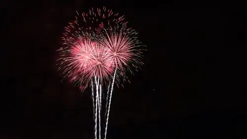 超美的烟花美景图片桌面壁纸