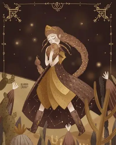 插画师 alexandra dikaia