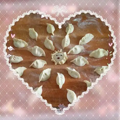 爱心饺子,做好了