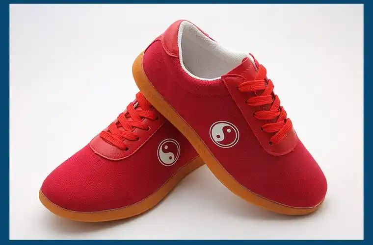 太极鞋男女帆布牛筋底武术鞋儿童训练比赛夏季男童女童太极帆布鞋