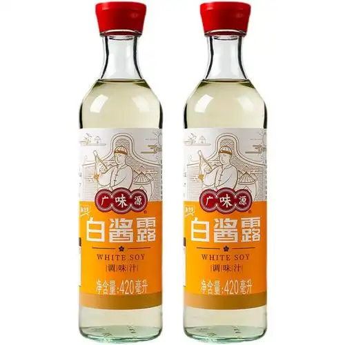 广味源白酱露调味汁420ml瓶 白酱油炒拌蒸煮烹饪鲜味调味料