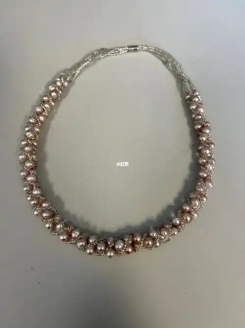 手工编织珍珠项链