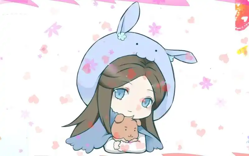 临摹斗罗大陆人物,史莱克七怪之宁荣荣漫画q版简笔画