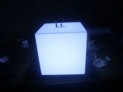 亚克力发光空白灯箱,led灯箱,白色灯箱,悬挂吊灯箱