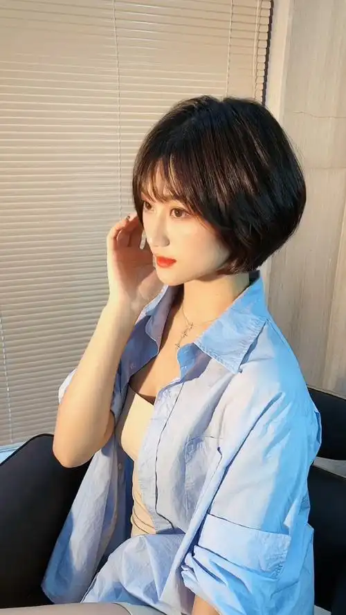 女生不用打理的短发发型 起床就有造型感上班通勤族必备9969