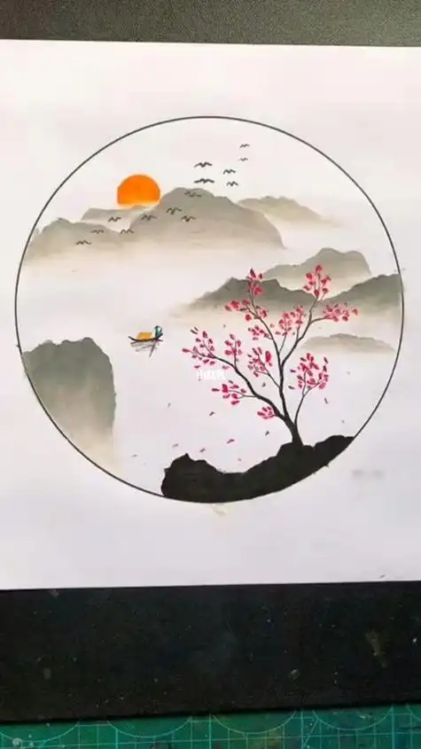 山水画儿童 山水画儿童简笔画