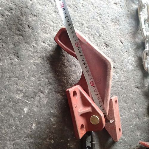 贤祥适用豪沃大力神天龙kc翻斗自卸车后门挂钩自动锁钩加粗链条货车