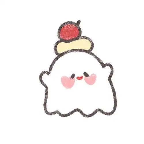 卡通头像幽灵可爱cr奶盖小杜