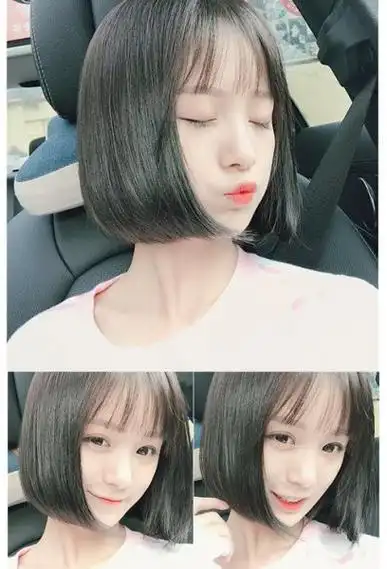 齐肩短发内扣发型图片 圆脸_齐肩短发内扣微卷 - 乐享生活 - 阿奇号