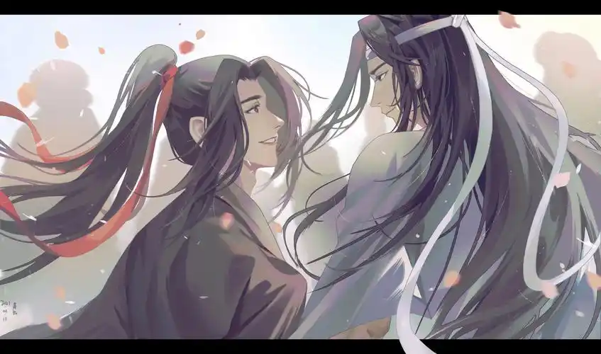 忘羡插画图片壁纸