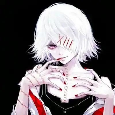 病娇女头像黑暗系 二次元病娇头像