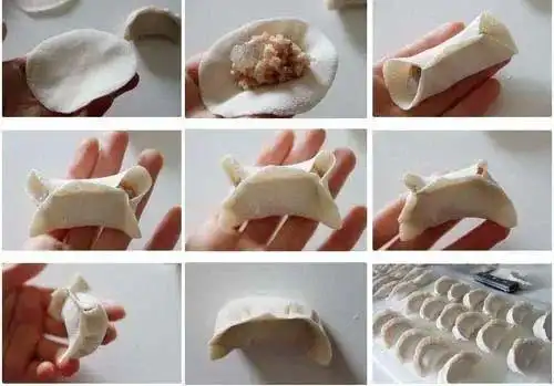 视频辅助,将包饺子进行任务分析,将每个步骤录制成小视频,只给学习