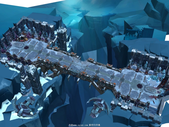 英雄联盟lol场景召唤师峡谷哀嚎深渊统治战场场景模型