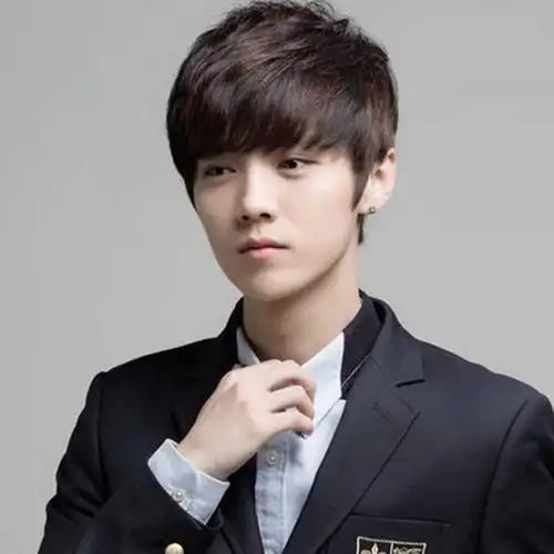 贝丽丝(prestige) 帅气自然逼真韩版蓬松男士学生短发斜刘海时尚潮流