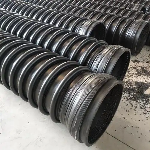 厂家供应hdpe缠绕结构壁管 克拉管 排污管雨水管批发