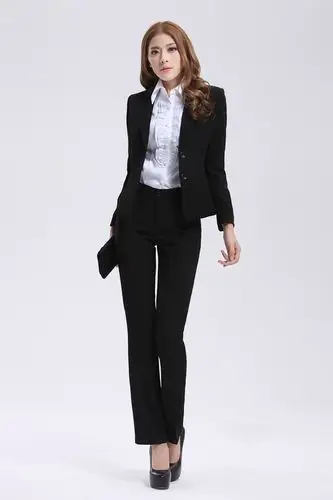 女装西装修身面试装 ol套装工作服时尚韩版工作套装职业正装