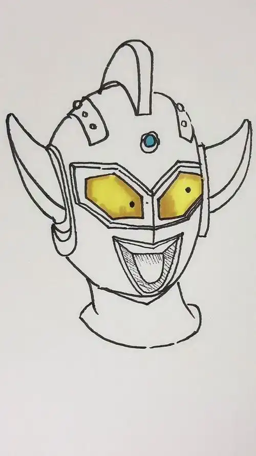 维克特例奥特曼简笔画