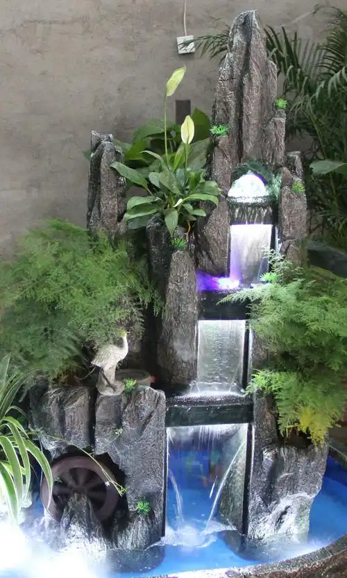 大型假山流水喷泉盆景室内山水景观石头阳台鱼缸客厅庭院落地摆.