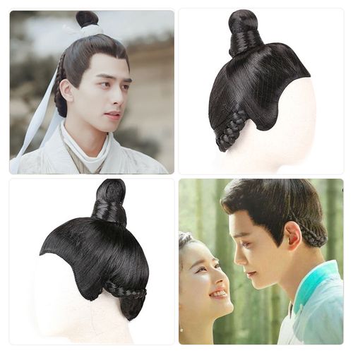 假发古装男士发套整顶短全头套发髻书生道士日常整顶假发