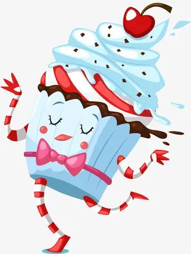 可爱卡通冰淇淋人