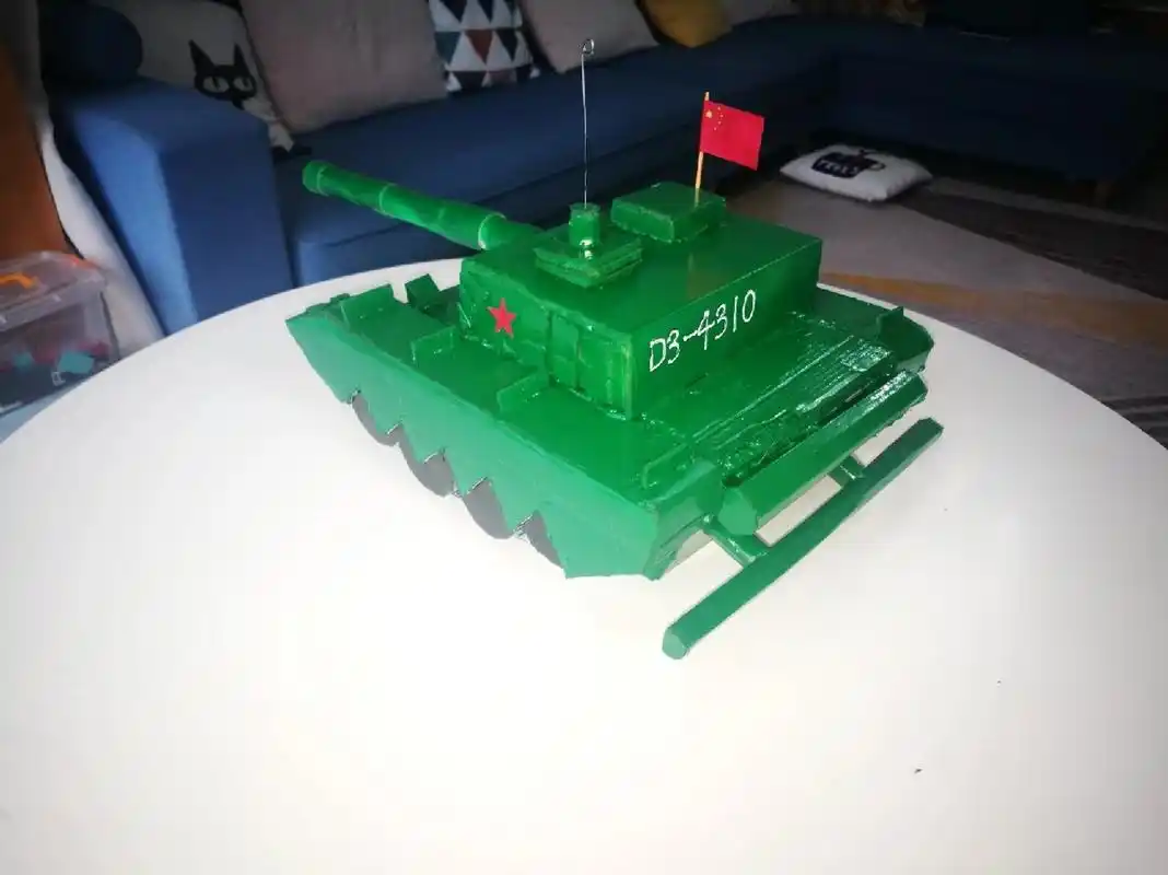 手工制作国防武器 手工成品坦克尺寸为28厘米长7215厘米高7224