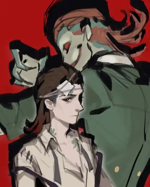 关注3()补了个玩醒图模板很喜欢的()第五人格第五人格教授卢基诺画风?