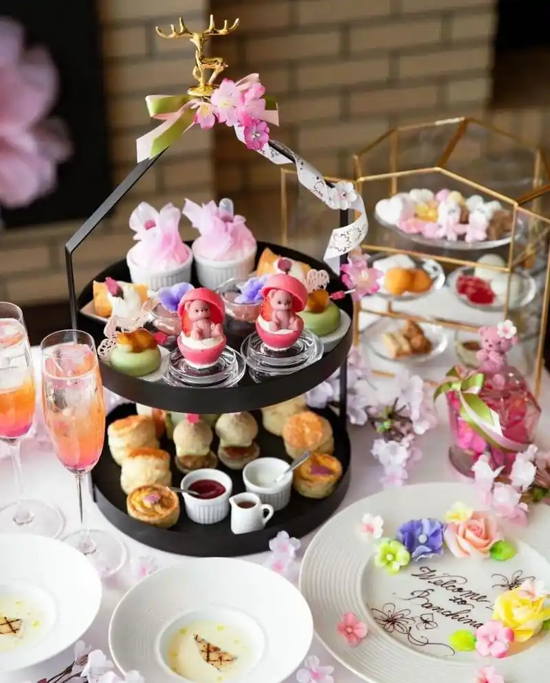 下午茶时间78 博主ゆめり享用的各式豪华下午茶7515 摆盘和甜点