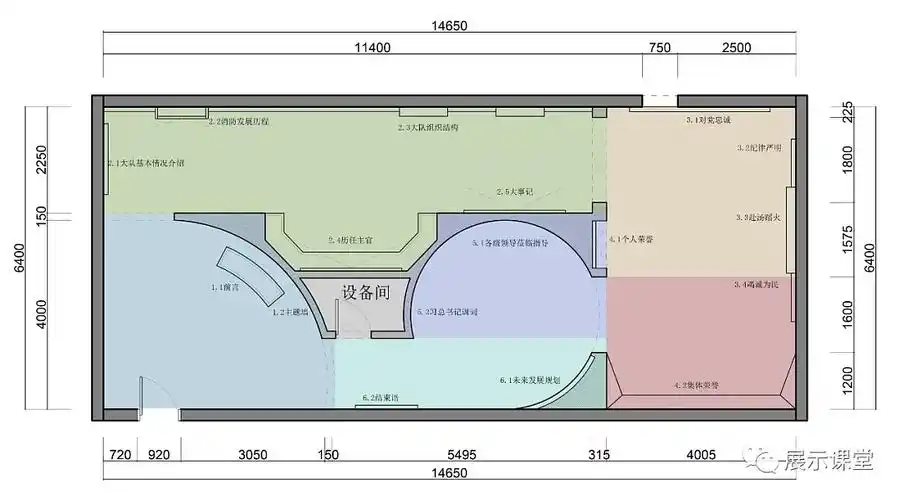 展厅平面布置图怎么画才能打动客户?