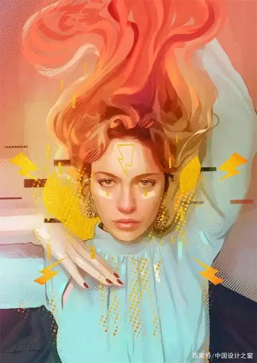 插画设计师javier gonzalez pacheco 独特的厚涂人物插画