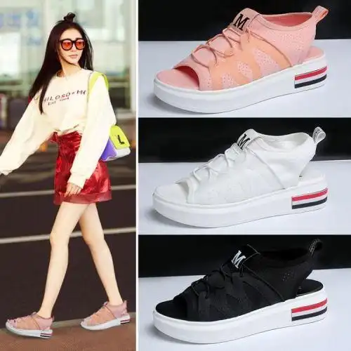 平底新款201712大童13凉鞋女孩11岁女童初中学生15韩范儿夏季凉拖