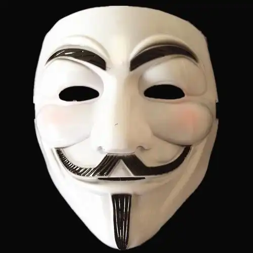 万圣节游街道具 杀手面具 v字仇杀面具 派对恐怖装扮面具批发