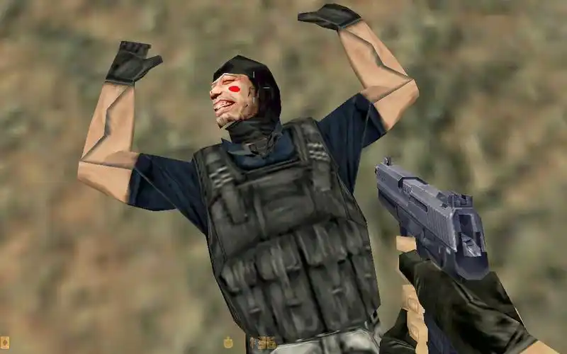 cs恶搞版打手枪图