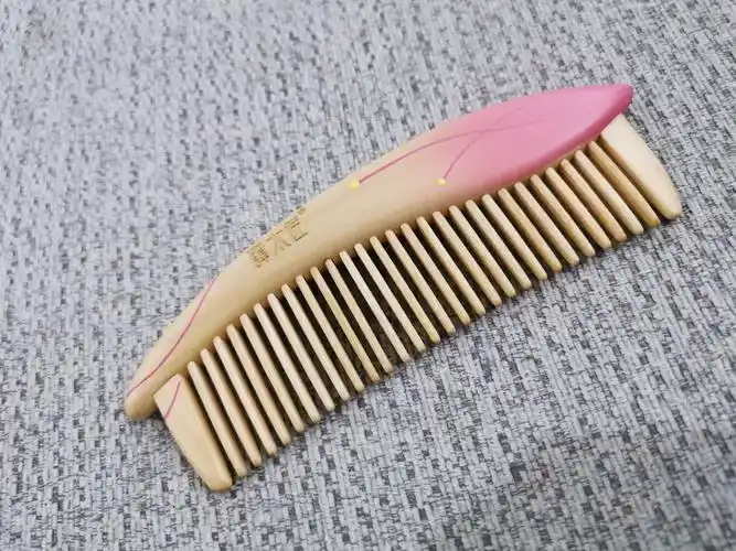 谭木匠山茶花创意木梳子送女友少女心礼物