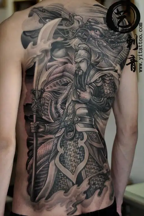 沈阳纹身 满背纹身 艺刺青