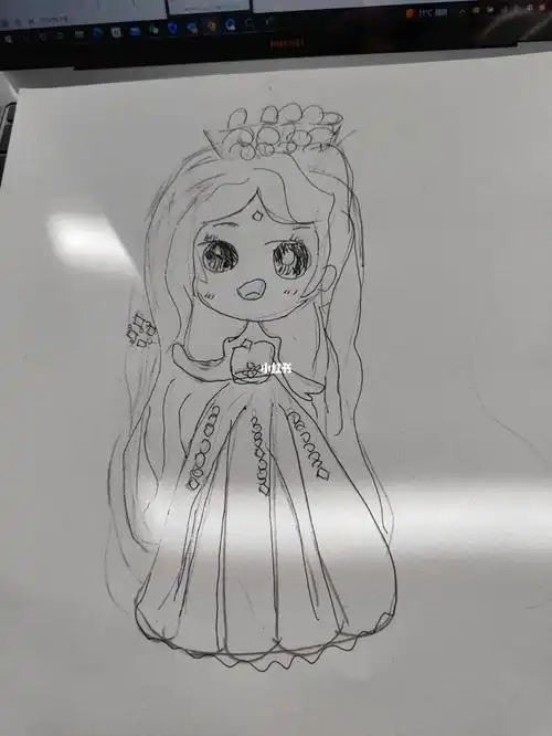 每日一画小公主