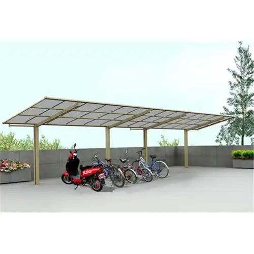上海赛轩ygb004阳光板车棚自行车棚