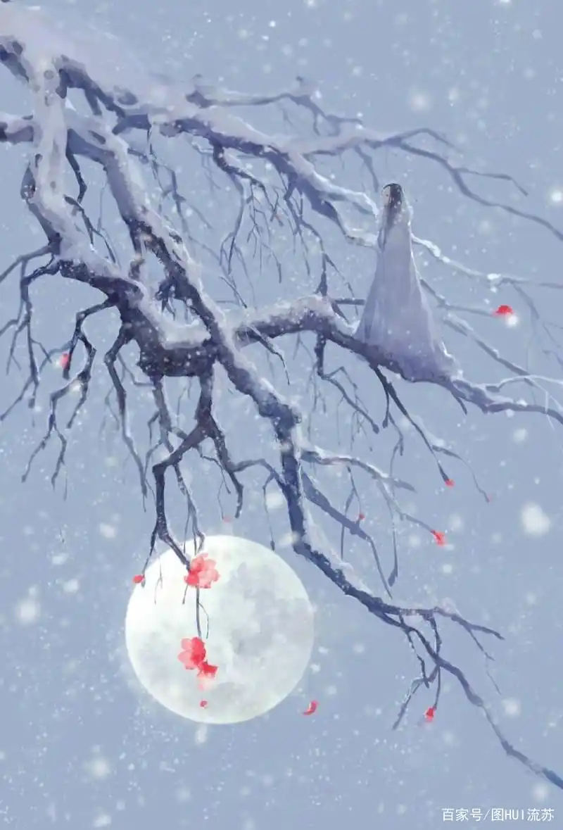 古风雪意唯美意境壁纸 以雪为令 这个冬天开始了