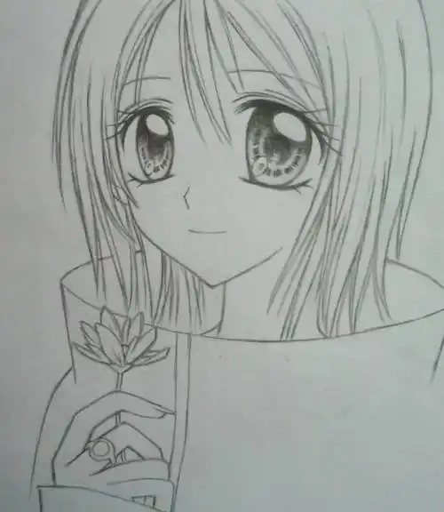 速求动漫人物铅笔画!最好是单人的!铅笔上色过的最好