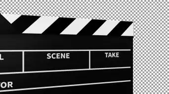 个性场记板转场视频素材1带通道视频素材