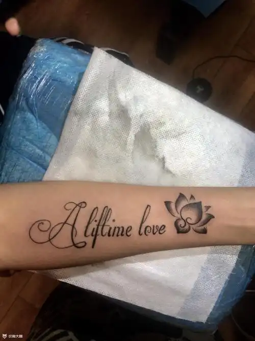 一生所爱_纹身图案手稿图片_康永华的纹身作品集