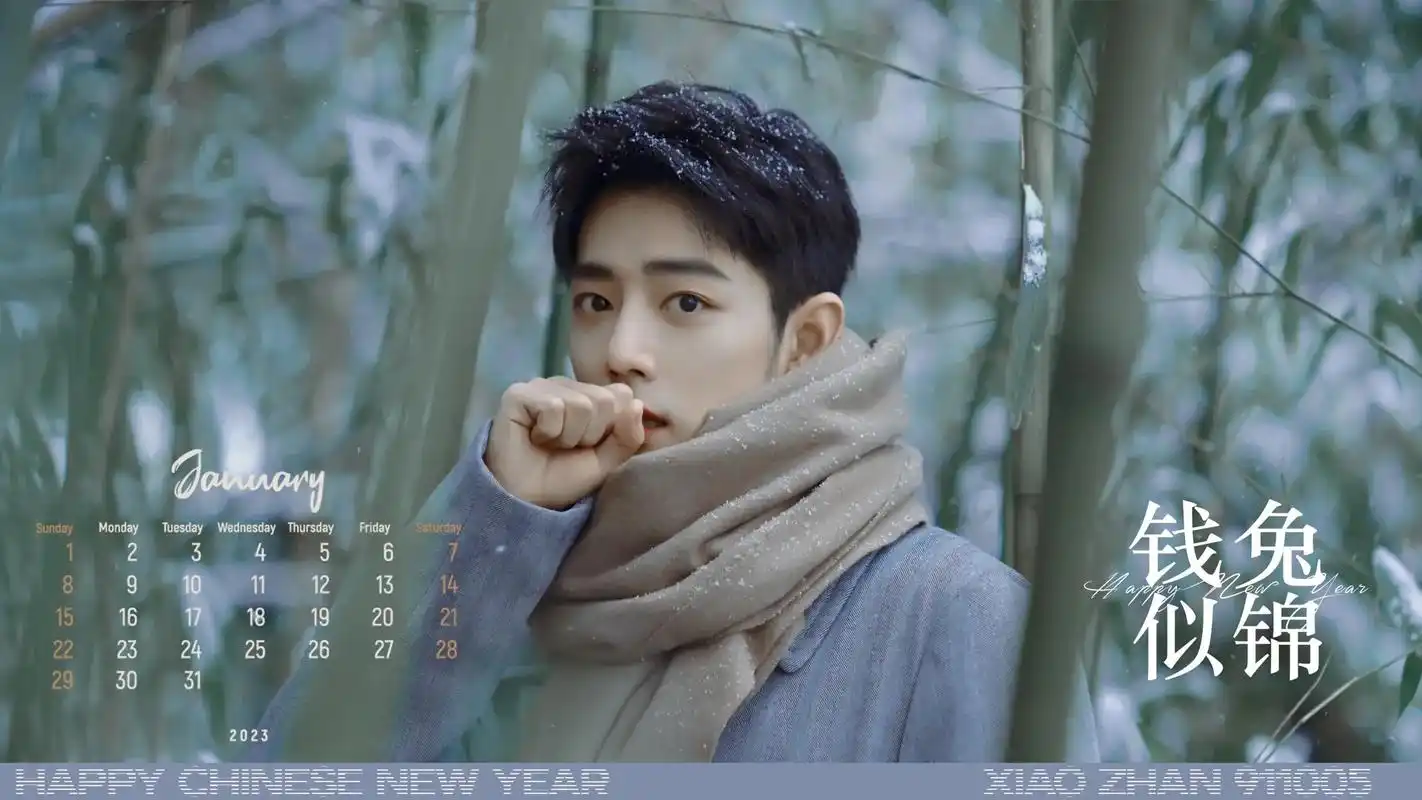 肖战2023电脑桌面 - 抖音