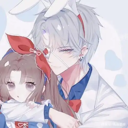 动漫头像和壁纸丨动漫神仙颜值情侣头像,太般配了,77酸了