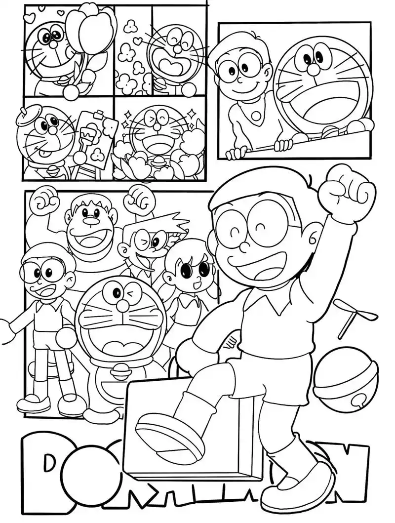 96 | 哆啦a梦 96 | "我梦见了画,然后画下了画" 先点赞收藏慢慢看