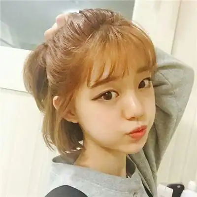 空气刘海女头图片