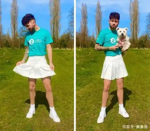 男人穿裙子是怎样一种感觉?大胆的英国男子以裙装出现在街头