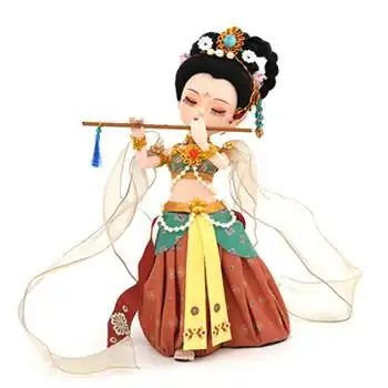 敦煌飞天娃娃 敦煌飞天绢人摆件娃娃中国风特色礼品闺蜜姐姐实用纪念
