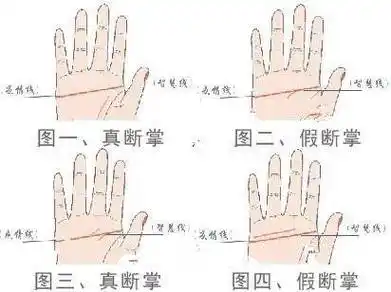 断掌是什么,男人女人断掌图解 男人左手断掌手相图解