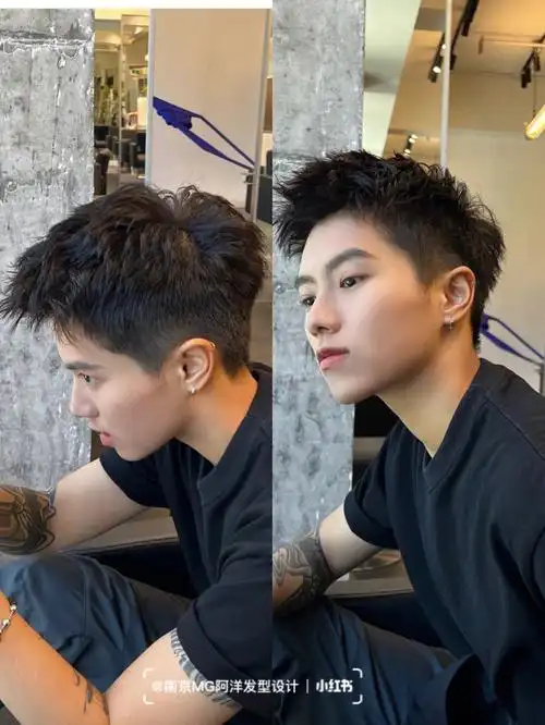 南京剪男生发型哪里好7878男生一定要尝试的前刺短发!